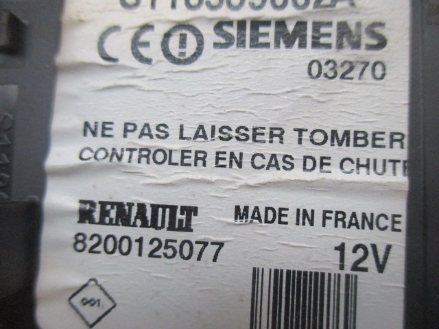 KOMPLET ODKLEPANJE IN VZIG  OEM N.  ORIGINAL REZERVNI DEL RENAULT SCENIC/GRAND SCENIC JM0/1 MK2 (2003 - 2009) DIESEL LETNIK 2003