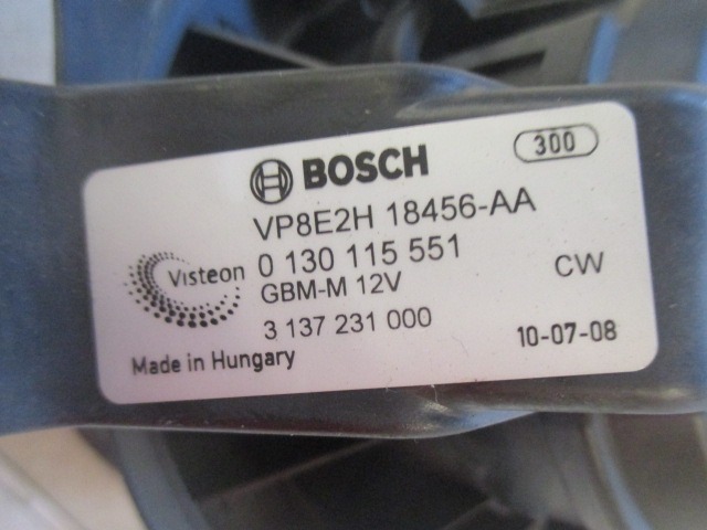 VENTILATOR  KABINE  OEM N. VP8E2H18456 ORIGINAL REZERVNI DEL FORD FIESTA CB1 CNN MK6 (09/2008 - 11/2012) DIESEL LETNIK 2010