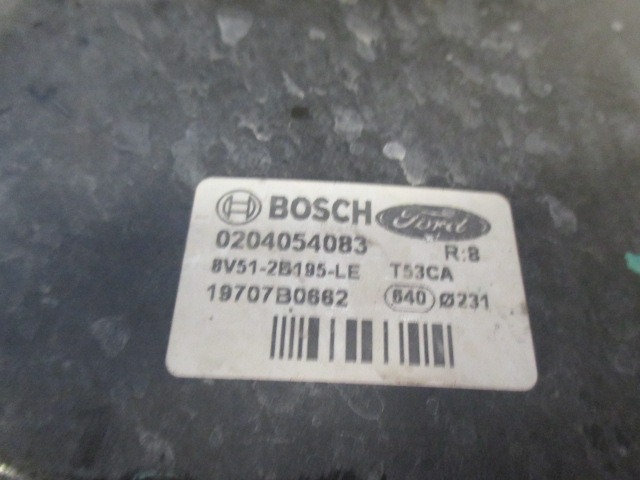 SERVO OJACEVALNIK ZAVOR S PUMPO OEM N. 8V512B195LE ORIGINAL REZERVNI DEL FORD FIESTA CB1 CNN MK6 (09/2008 - 11/2012) DIESEL LETNIK 2010