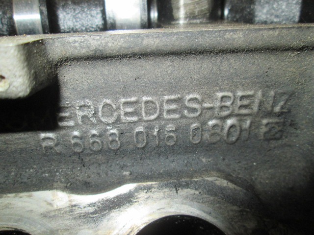 GLAVA, CILINDER IN DELI OEM N. R6680150801 ORIGINAL REZERVNI DEL MERCEDES CLASSE A W168 5P V168 3P 168.031 168.131 (1997 - 2000) DIESEL LETNIK 2000