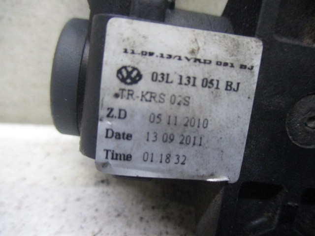 ELEKTROVENTIL  OEM N. 03L131051BJ ORIGINAL REZERVNI DEL VOLKSWAGEN GOLF VI 5K1 517 AJ5 MK6 (2008-2012) DIESEL LETNIK 2011