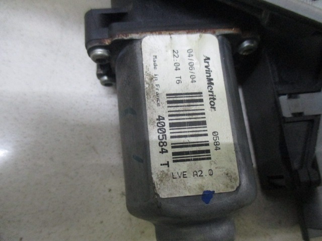 MEHANIZEM DVIGA ZADNJIH STEKEL  OEM N. 400584 ORIGINAL REZERVNI DEL PEUGEOT 307 3A/B/C/E/H BER/SW/CABRIO (2001 - 2009) DIESEL LETNIK 2004