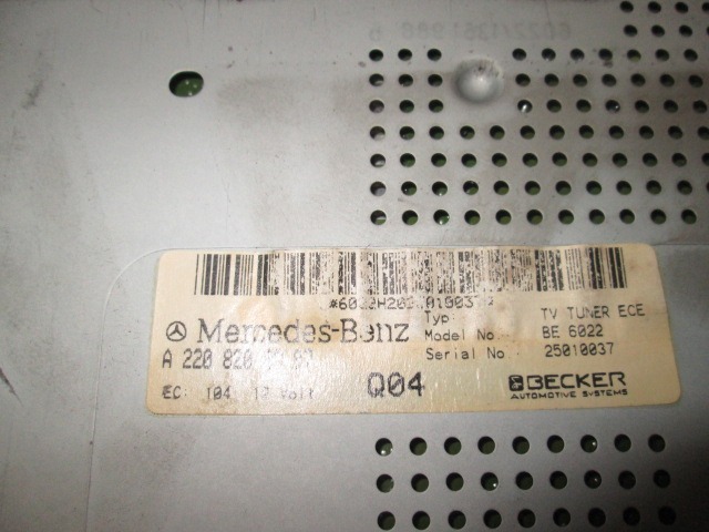 RAZNE KRMILNE ENOTE  OEM N. A2208200897  ORIGINAL REZERVNI DEL MERCEDES CLASSE SL R230 (2001 - 2008) BENZINA LETNIK 2004