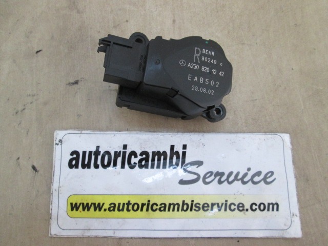 MOTORCEK OGREVANJA OEM N. A2308201242 ORIGINAL REZERVNI DEL MERCEDES CLASSE SL R230 (2001 - 2008) BENZINA LETNIK 2004