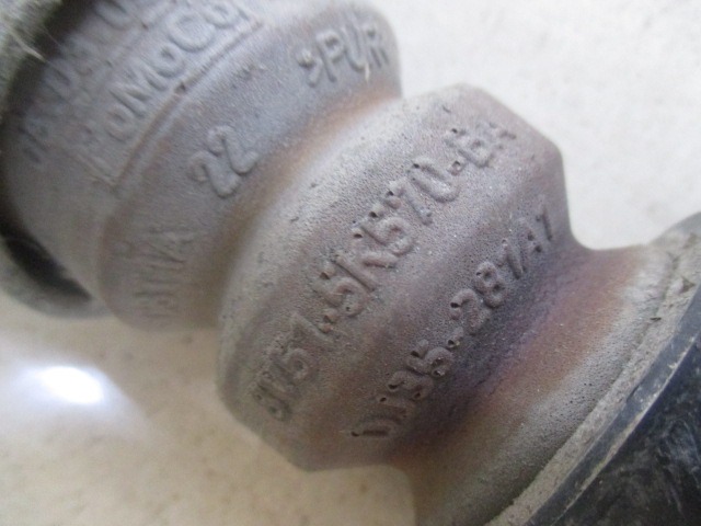 ZADNJI LEVI AMORTIZER OEM N. 8V51-18159 ORIGINAL REZERVNI DEL FORD FIESTA CB1 CNN MK6 (09/2008 - 11/2012) BENZINA LETNIK 2009