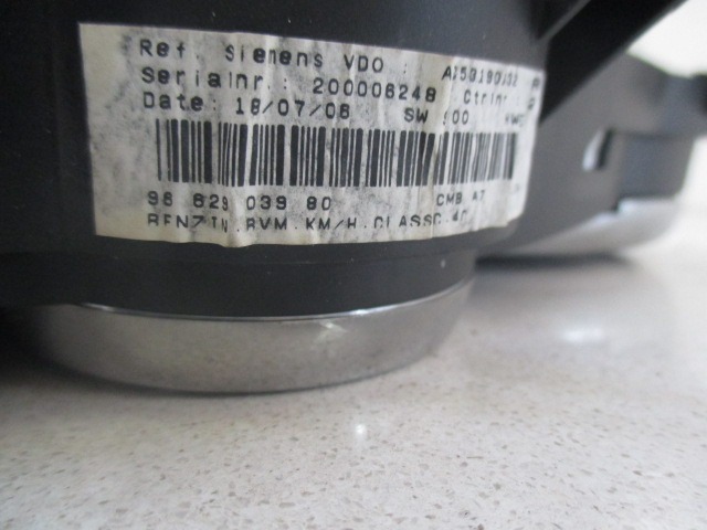 KILOMETER STEVEC OEM N. 9662903980 ORIGINAL REZERVNI DEL PEUGEOT 207 / 207 CC WA WC WD WK (2006 - 05/2009) BENZINA LETNIK 2006