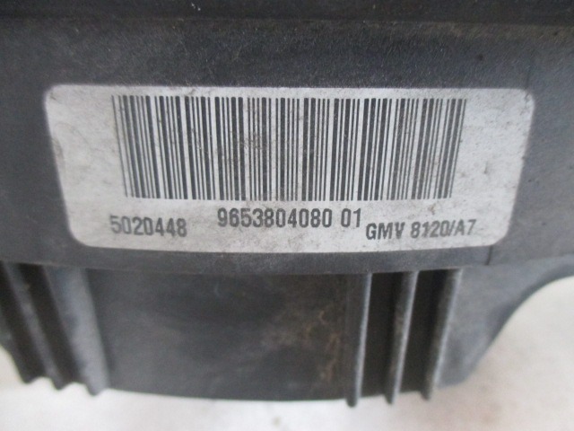 VENTILATOR HLADILNIKA OEM N. 9653804080 ORIGINAL REZERVNI DEL PEUGEOT 207 / 207 CC WA WC WD WK (2006 - 05/2009) BENZINA LETNIK 2006