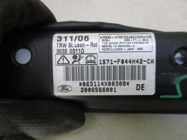 ZRACNA BLAZINA GLAVA LEVA OEM N. 1S71F044H42 ORIGINAL REZERVNI DEL FORD MONDEO B5Y B4Y BWY MK2 BER/SW (2000 - 2007) DIESEL LETNIK 2006