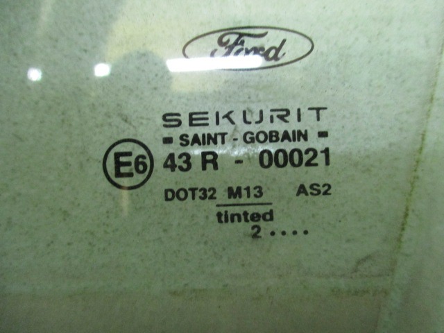 STEKLO SPREDNJIH LEVIH VRAT OEM N. 43R00021 ORIGINAL REZERVNI DEL FORD MONDEO B5Y B4Y BWY MK2 BER/SW (2000 - 2007) DIESEL LETNIK 2006