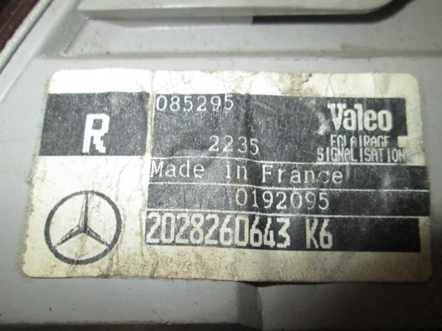 SPREDNJI INDIKATOR OEM N. 192095 ORIGINAL REZERVNI DEL MERCEDES CLASSE C W202 S202 BER/SW  (1993 - 2000) DIESEL LETNIK