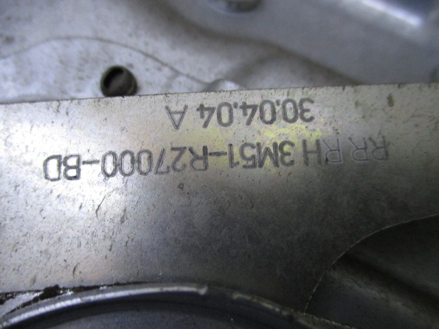 MEHANIZEM DVIGA ZADNJIH STEKEL  OEM N. 17906 Sistema alzacristallo porta posteriore elett ORIGINAL REZERVNI DEL VOLVO V50 545 (2004 - 05/2007) DIESEL LETNIK 2004