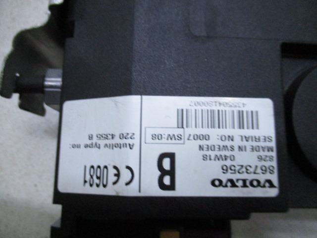 RACUNALNIK TELEFONA  OEM N. 8673256 ORIGINAL REZERVNI DEL VOLVO V50 545 (2004 - 05/2007) DIESEL LETNIK 2004