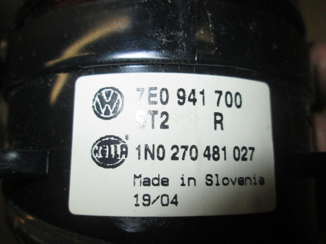 DESNA MEGLENKA OEM N.  ORIGINAL REZERVNI DEL VOLKSWAGEN GOLF PLUS 5M1 521 MK1 (2004 - 2009) BENZINA LETNIK