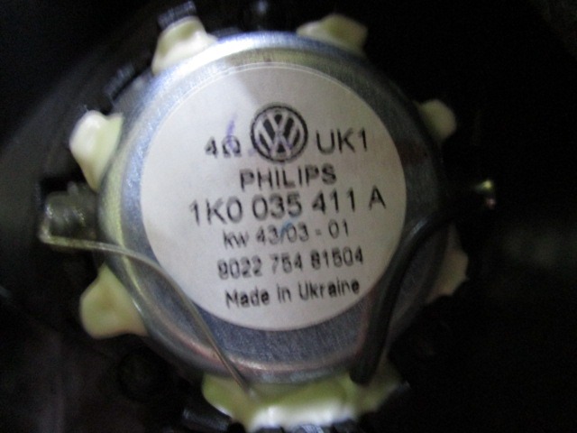 ZVOCNIKI OEM N. 1K0035411 ORIGINAL REZERVNI DEL VOLKSWAGEN GOLF V 1K1 1K5 MK5 BER/SW (02/2004-11/2008) DIESEL LETNIK 2004