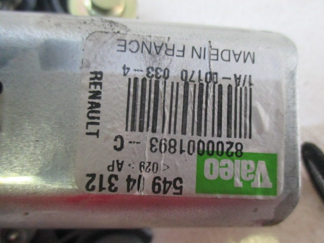 MOTORCEK ZADNJEGA BRISALCA OEM N. Motorino tergilunotto ORIGINAL REZERVNI DEL RENAULT LAGUNA BG0/1 KG0/1 MK2 BER/SW (11/2000 - 12/2004) DIESEL LETNIK 2004