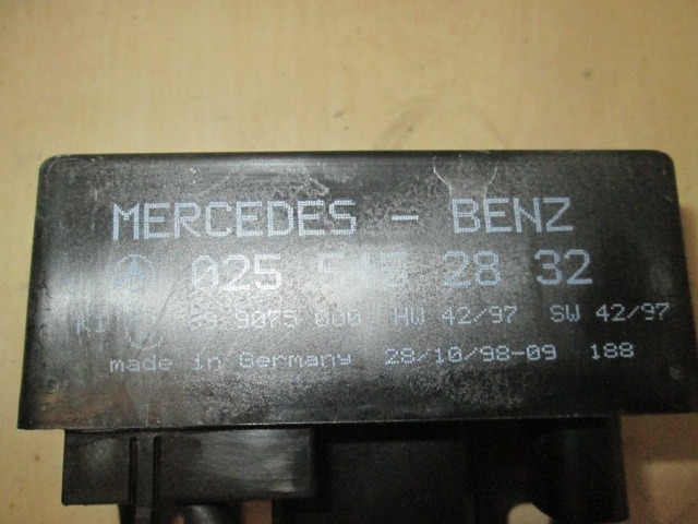 CENTRALA OGREVANJA OEM N. 255452832 ORIGINAL REZERVNI DEL MERCEDES CLASSE A W168 5P V168 3P 168.031 168.131 (1997 - 2000) DIESEL LETNIK 1998