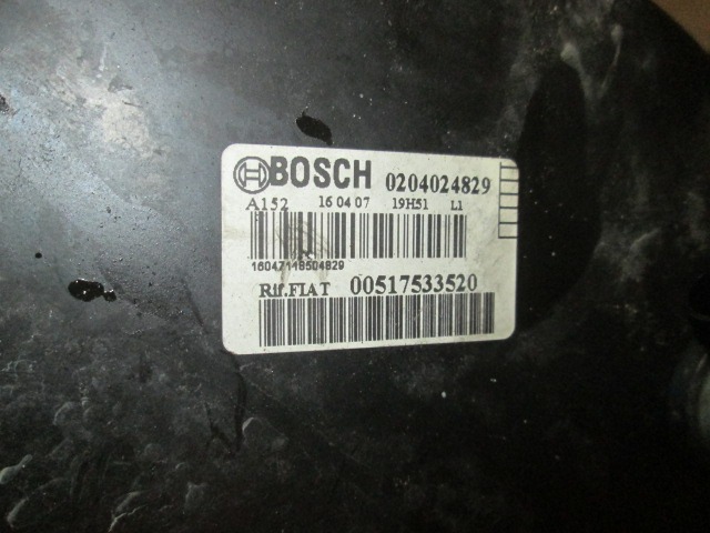 SERVO OJACEVALNIK ZAVOR S PUMPO OEM N. 517533520 ORIGINAL REZERVNI DEL FIAT BRAVO 198 (02/2007 - 2010) DIESEL LETNIK 2007