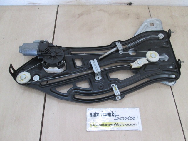 MEHANIZEM DVIGA ZADNJIH STEKEL  OEM N. 9680072380 ORIGINAL REZERVNI DEL PEUGEOT 207 / 207 CC WA WC WD WK (2006 - 05/2009) BENZINA LETNIK 2009