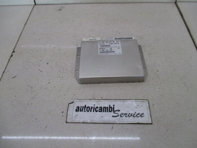 KONTROLA ESP ENOTA  OEM N. 265109449 ORIGINAL REZERVNI DEL MERCEDES CLASSE A W168 5P V168 3P 168.031 168.131 (1997 - 2000) BENZINA LETNIK 1998