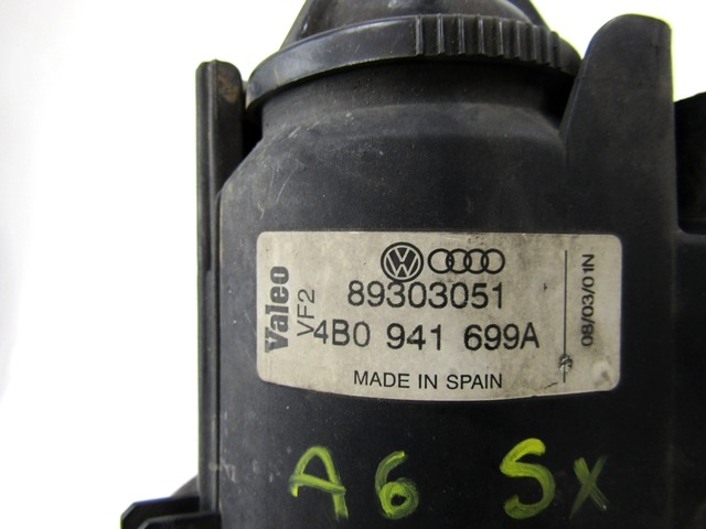 LEVA MEGLENKA OEM N. 4B0941699A ORIGINAL REZERVNI DEL AUDI A6 C5 4B 4B5 4B2 BER/SW (1997 - 2001) DIESEL LETNIK