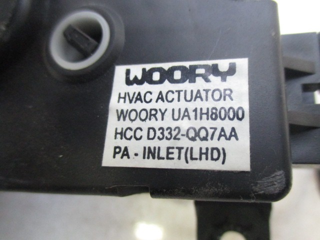 MOTORCEK OGREVANJA OEM N. D332-QQ7AA ORIGINAL REZERVNI DEL HYUNDAI I10 PA MK1 (2008 - 11/2010) BENZINA/GPL LETNIK 2009