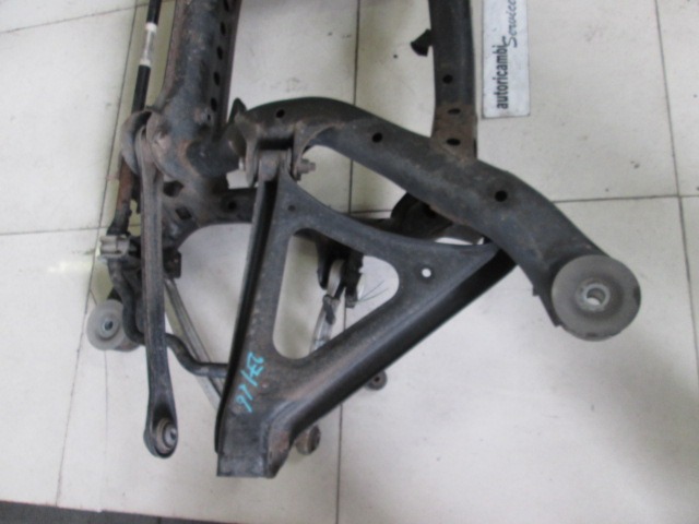 ZADNJI MOST OEM N. 7L05110230 ORIGINAL REZERVNI DEL PORSCHE CAYENNE 9PA MK1 (2003 -2008) BENZINA LETNIK 2003