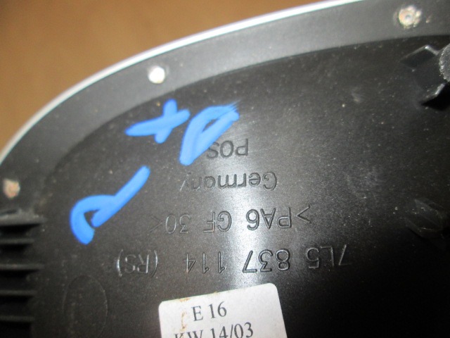 NOTRANJA KLJUKA  OEM N. 7L5837114 ORIGINAL REZERVNI DEL PORSCHE CAYENNE 9PA MK1 (2003 -2008) BENZINA LETNIK 2003