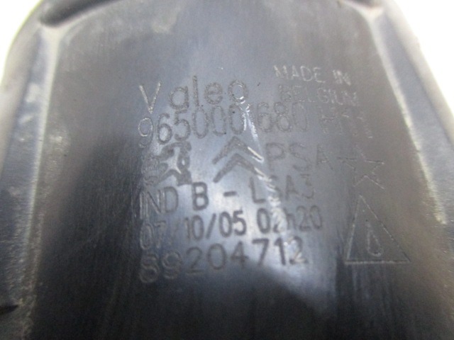 DESNA MEGLENKA OEM N. 9650001680 ORIGINAL REZERVNI DEL PEUGEOT 307 3A/B/C/E/H BER/SW/CABRIO (2001 - 2009) DIESEL LETNIK 2006