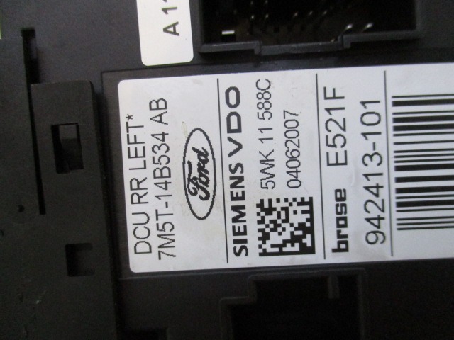 MOTORCEK ELEKTRICNEGA POMIKA ZADNJEGA STEKLA  OEM N. 7M5T-14B534 ORIGINAL REZERVNI DEL FORD FOCUS CMAX DM2 MK1 R (04/2007 - 2010) DIESEL LETNIK 2007