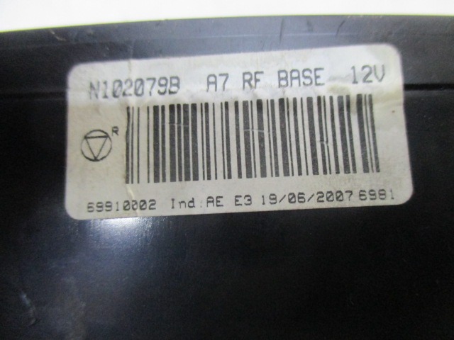 NADZOR KLIMATSKE NAPRAVE OEM N. N102079B ORIGINAL REZERVNI DEL PEUGEOT 207 / 207 CC WA WC WD WK (2006 - 05/2009) BENZINA LETNIK 2007