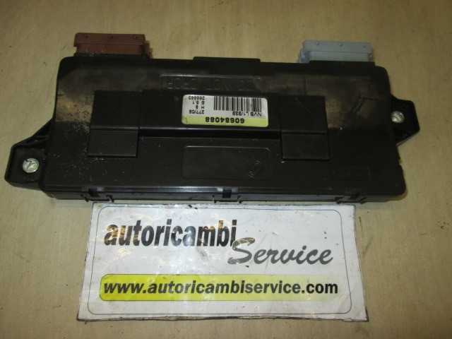 RACUNALNIK VRAT IN STEKEL OEM N. 6067088 ORIGINAL REZERVNI DEL ALFA ROMEO 159 939 BER/SW (2005 - 2013) DIESEL LETNIK 2008